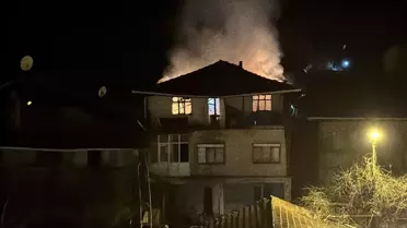 Karabük'te Ev Yangını