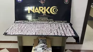 Karaman'da Uyuşturucu Kaçakçıları Kazaya Karıştı