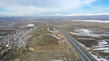 Ağrı Ovası'nda Kar Erime Süreci