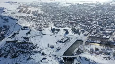 Kars ve Ardahan'da Kar Yağışı
