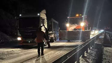 Kastamonu'da Kar Yağışı Ulaşımı Olumsuz Etkiledi