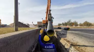 Kayseri'de 152 km Atık Su Hattı İmali
