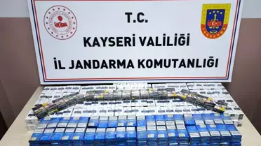 Kayseri'de Kaçak Sigara Operasyonu