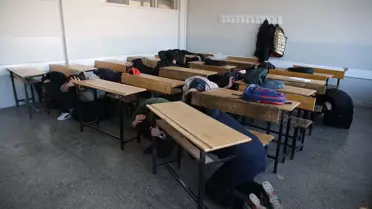 Kayseri'de Deprem Tatbikatı Yapıldı