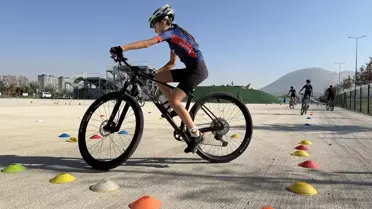 Kayseri'de Recep Tayyip Erdoğan Millet Bahçesi'ndeki BMX parkuru ilgi görüyor