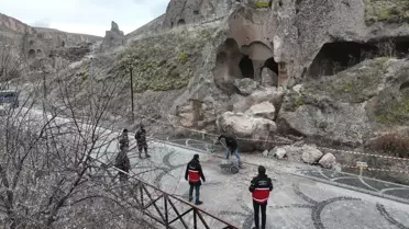 Soğanlı Vadisi'nde Kaya Kopması: Güvenlik Önlemleri Alındı