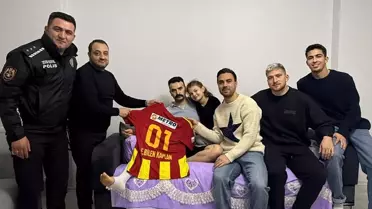 Kayserispor'dan Yaralı Polise Ziyaret