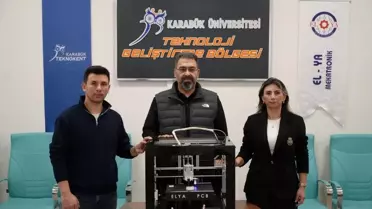 Karabük Üniversitesi'nde Yenilikçi PCB Makinesi Geliştirildi