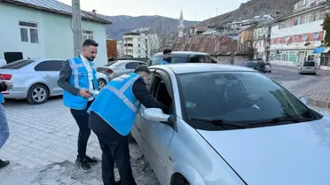 Keban'da İftara 5 Kala Kumanya Dağıtımı