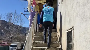 Keban'da Gıda Yardım Kartı Dağıtımı