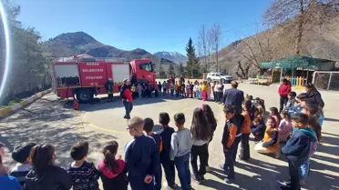 Keban'da Yangın Söndürme Tatbikatı