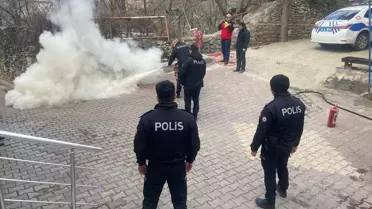 Keban'da Yangın Tatbikatı Gerçekleşti