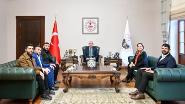 Vali Turan, Üniversite ve Roman Derneği Temsilcilerini Ağırladı