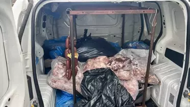 Kırşehir'de 340 Kilo Bozulmuş Et Ele Geçirildi