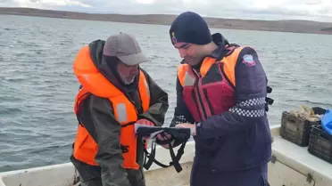 Hirfanlı Barajı'nda Balık Avcılığı Denetimi