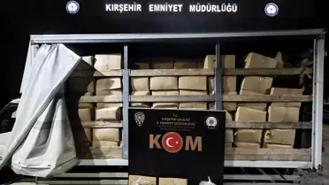Kırşehir'de 3,4 Ton Kıyılmış Tütün Ele Geçirildi