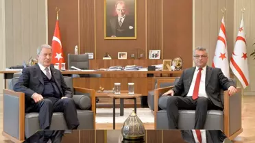 Erhürman ve Akar'dan Görüşme