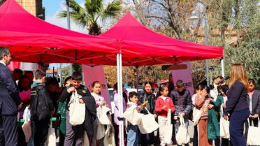 KKTC'de çocukların katıldığı sıfır atık ve geri dönüşüm etkinliği düzenlendi