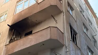 Darıca'da 5 Katlı Binada Yangın