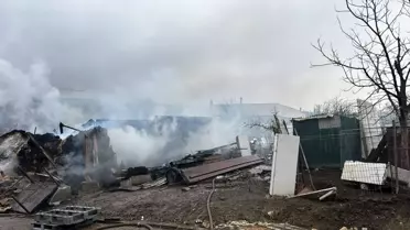 Dilovası'nda Ahır Yangını: 50 Küçükbaş Hayvan Yok Oldu