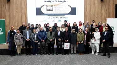 Karatay'da Kaligrafi Sergisi Açıldı