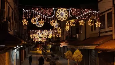 Konya'da Ramazan Işıklandırması
