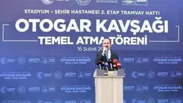Konya'da Otogar Kavşağı Temeli Atıldı