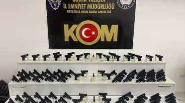 Beyşehir'de Silah Kaçakçılığı Operasyonu