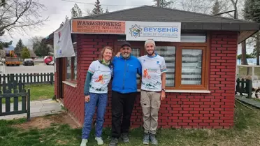 Dünya Turu Yapan Çift Beyşehir'de