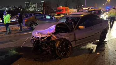 Küçükçekmece'de Zincirleme Kaza