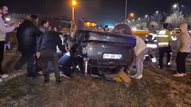 Kütahya'da Trafik Kazası: 1 Yaralı