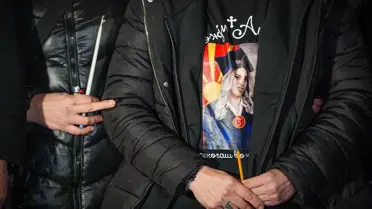 Koçani'de Gece Kulübü Yangınının 1. Yılı Anma Töreni