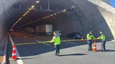 Çatalca'da Devrilen Tanker Trafiği Olumsuz Etkiledi