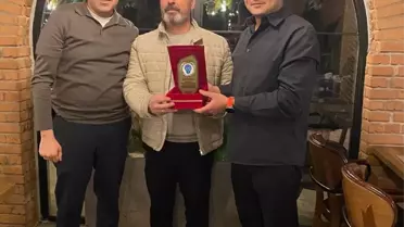 Ladik'te polis memuru iftar programı ile emekliye ayrıldı