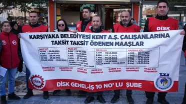 Karşıyaka'da İşçiler Maaş ve Görev Değişikliğine Tepki Gösterdi