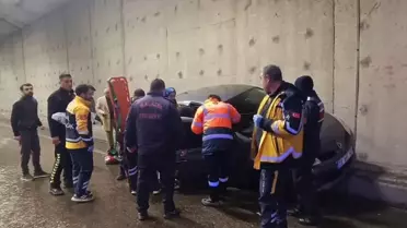 Malatya'da Tünel Kazası: 3 Yaralı