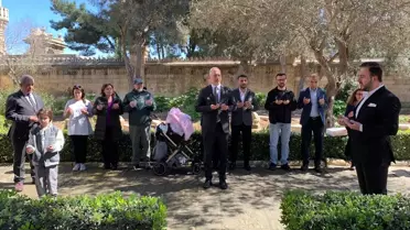 Malta'daki Türk Şehitliği'nde 18 Mart Şehitleri Anma Günü için tören düzenlendi