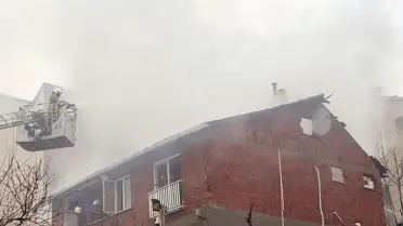 Maltepe'de Çatıda Yangın