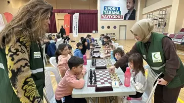 Yeşilay Haftası Hızlı Satranç Turnuvası Tamamlandı