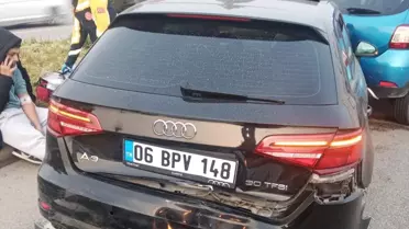 Salihli'de Zincirleme Trafik Kazası: 7 Yaralı