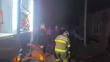 Kızıltepe'de Ev Yangını