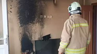 Mardin'de Ev Yangını Söndürüldü