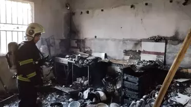 Kızıltepe'de Yangın Söndürüldü