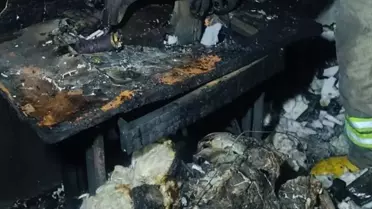 Kızıltepe'de Ev Yangını