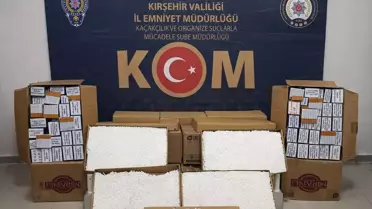 Kırşehir'de Kaçakçılık Operasyonu