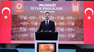 Mardin Valisi Akkoyun Mazıdağı'nda iftar programına katıldı