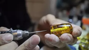 Tespihlerde Negatif Oyma Sanatı