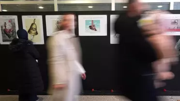 Gazze'ye Destek: Uluslararası Karikatür Sergisi Açıldı