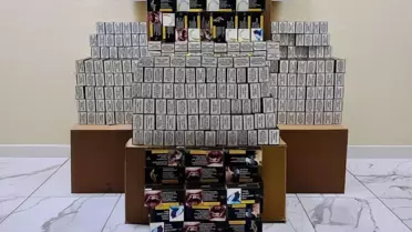 Mersin'de 200 Bin Kaçak Makaron Ele Geçirildi