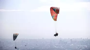 Özel Gereksinimli Çocuklar Yamaç Paraşütüyle Uçtu
